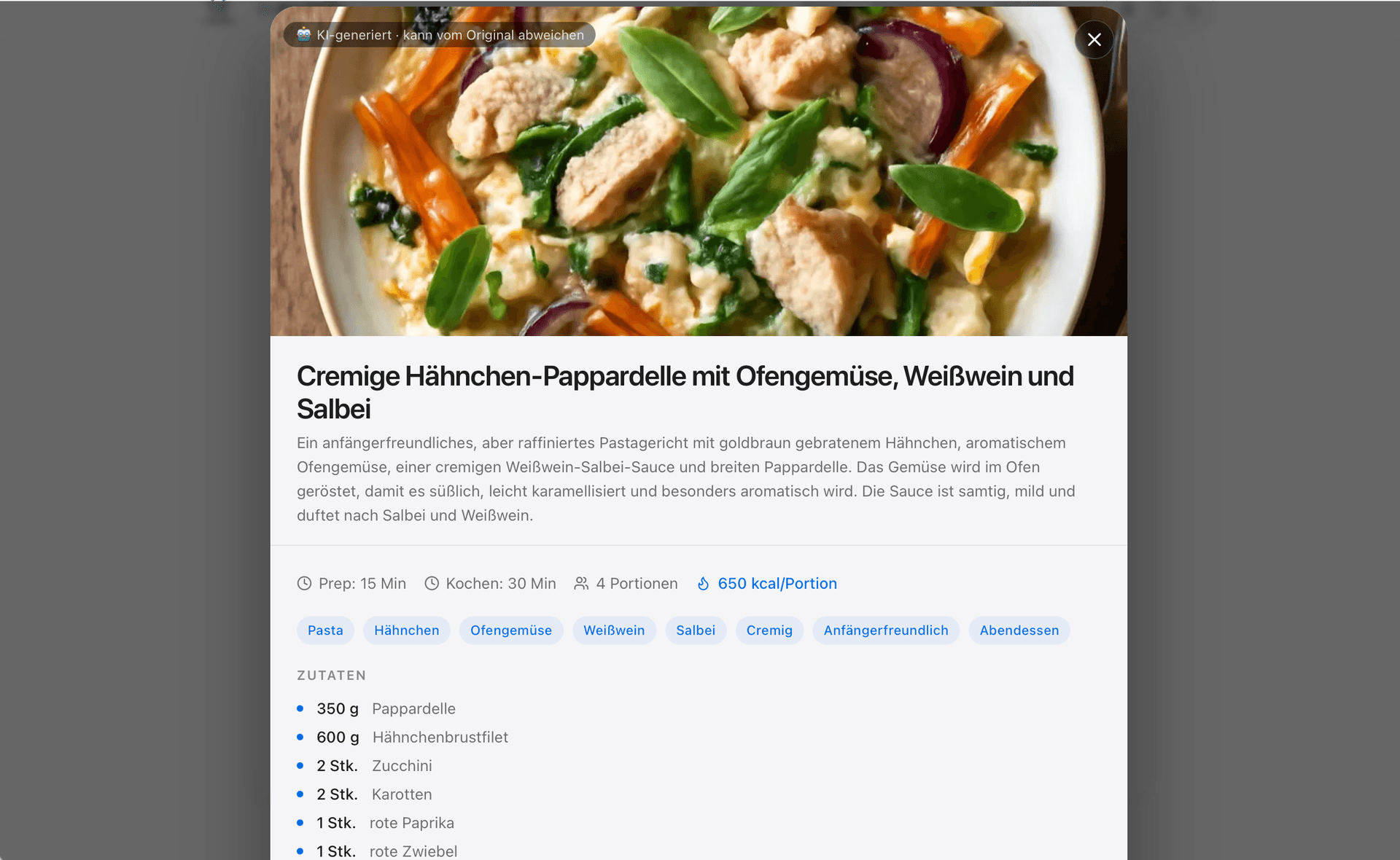 Automatische Allergenerkennung